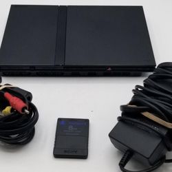 Sony PlayStation 2 PS2  Slim Console & cords only. 