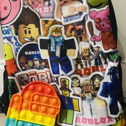Roblox Backpack With Amoug Us Pop It