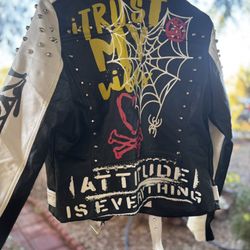 RISISSIDA women's faux leather jacket