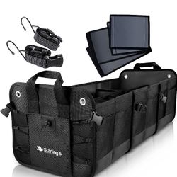 Car Trunk Organizer 3 Comparments