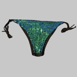 Sequin Bikini Swimsuit Bottom 