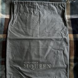 Alexander McQueen dust bag for purse/shoes/clothing - grey - 45*34cm