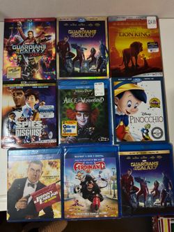 4k Blu-ray dvd digital code movies