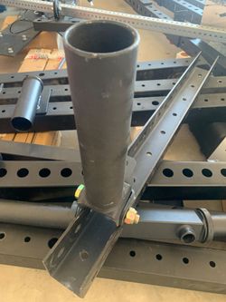 wall mounted landmine attachment setup