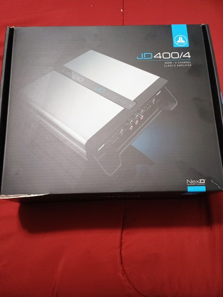 JL Audio JD400/4 JD Series 4-channel car amplifier — 75 watts RMS x 4