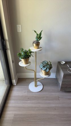 Marble Plant Stand