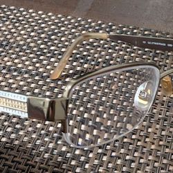Gucci GG2770/Strass GSD Eyeglasses Silver Gold Metal Frames 53-19-135