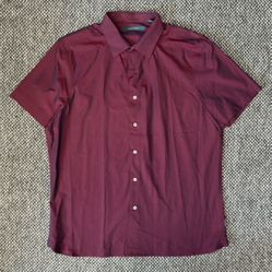 PERRY ELLIS BUTTON UP SHIRT SIZE LARGE