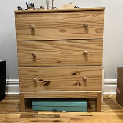 Pine 3-drawer Chest, TARVA
