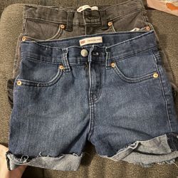 Girls Size 8 Levi’s Jean Shorts Bundle  