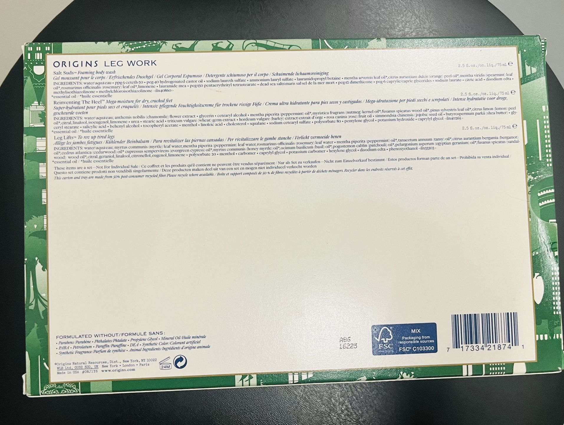 Brand new - Origins Leg Work Set