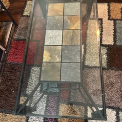 Coffee table and two end tables