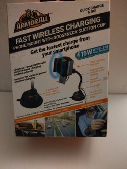 New ArmorAll fast charging wireless phone mount