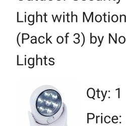 Motion Sensor Light Outdoors