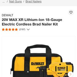 DeWalt Nailer Kit