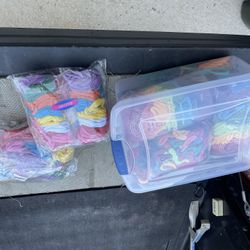 Friendly loom weaving supplies everything you see for $20