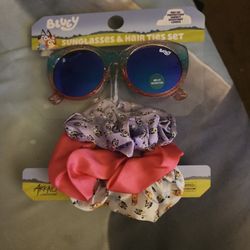 Bluey, Sunglasses And Hair Ties