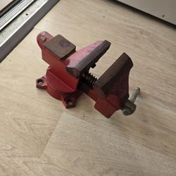 Vintage Sears 3-1/2" Swivel Bench Vise with Anvil