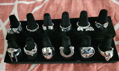Hard jewelry rings,for men's stainless steel