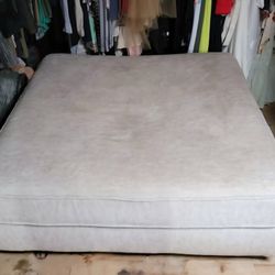 Xtra Large Beige Ottoman