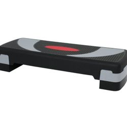 30'' Adjustable Workout Aerobic Step Platform W/4 Risers 4’’- 6’’- 8’’, Exercise Stepper Non-Slip Surface