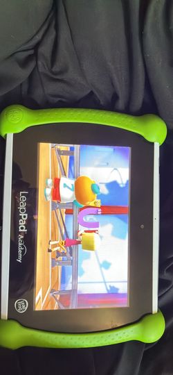 Green leapfrog educational tablet