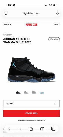 Jordan 11 Gama