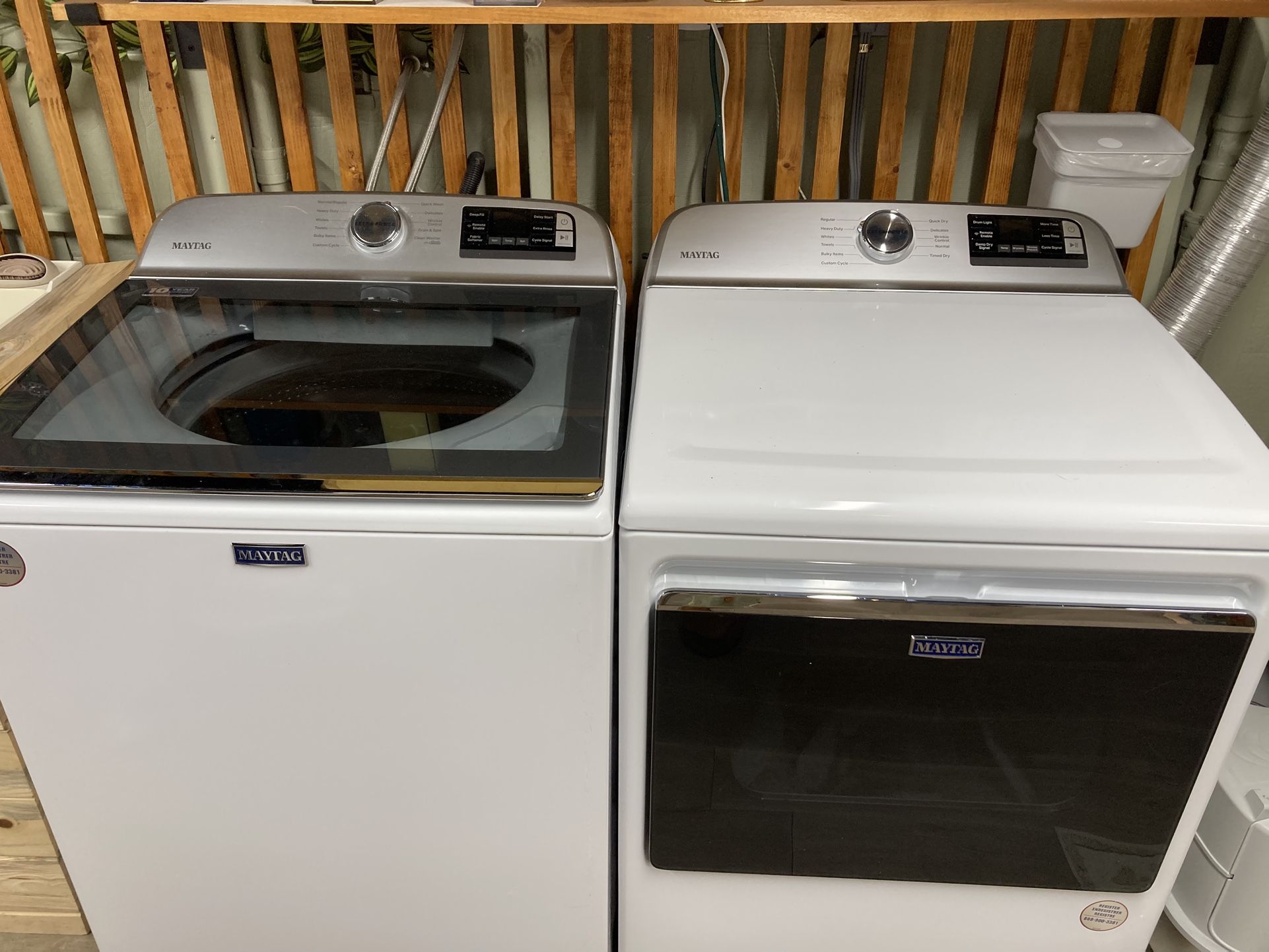 Maytag Smart capable Washer And Dryer