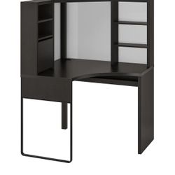 Black Micke Corner Desk