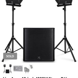 Speakers And Subwoofers 