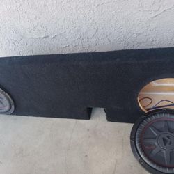 Subwoofers Kicker Shallow 10" wiht Box To Toyota 