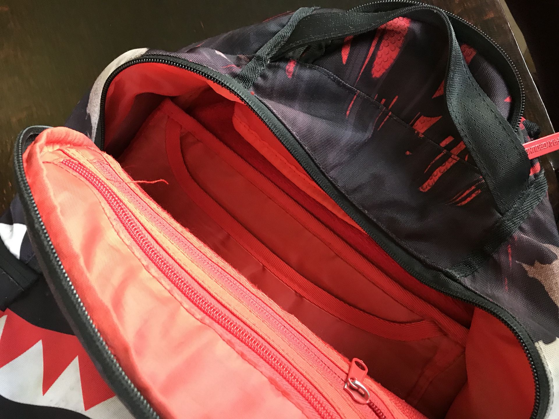 Sprayground Backpack - Shark Bite - Red *Limited Edition* for Sale in  Orlando, FL - OfferUp