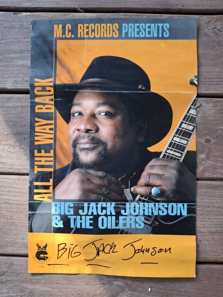 Est 2013 Big Jack Johnson MC Records Signed Tour Poster