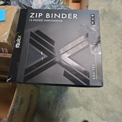 Vaultx - Zip Binder- 12- Pocket Sideloading 