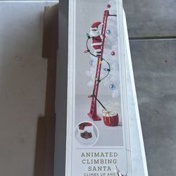 Animated climbing Santa