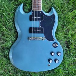 Epiphone SG Special Pelham Blue P-90's + Gig Bag