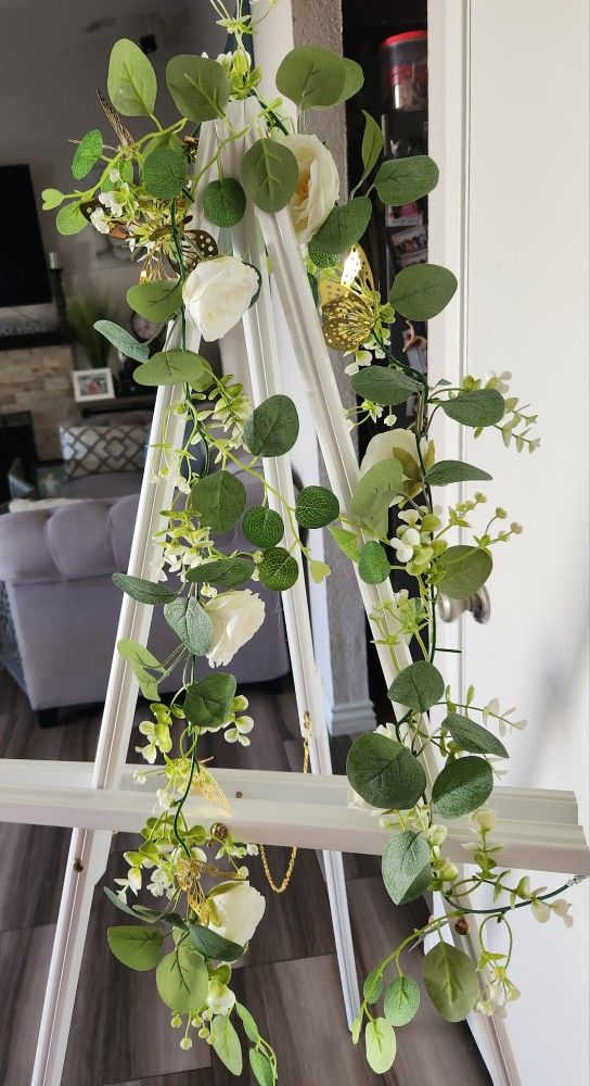 5 Foot Swag Roses/ Eucalyptus