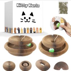 New Kitty Kurlz Cat Toy, Reversible Infinity Style Magic Organ Cat Toy