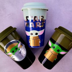 Mandalorian, Baby Yoda Ceramic Mugs