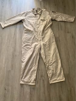 Black Stallion NFPA 2112 Flame Resistant Stone Coveralls CF2117-ST Men’s Size 3XL