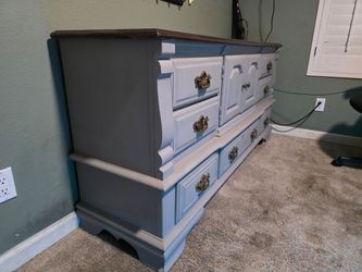 Solid wood dresser
