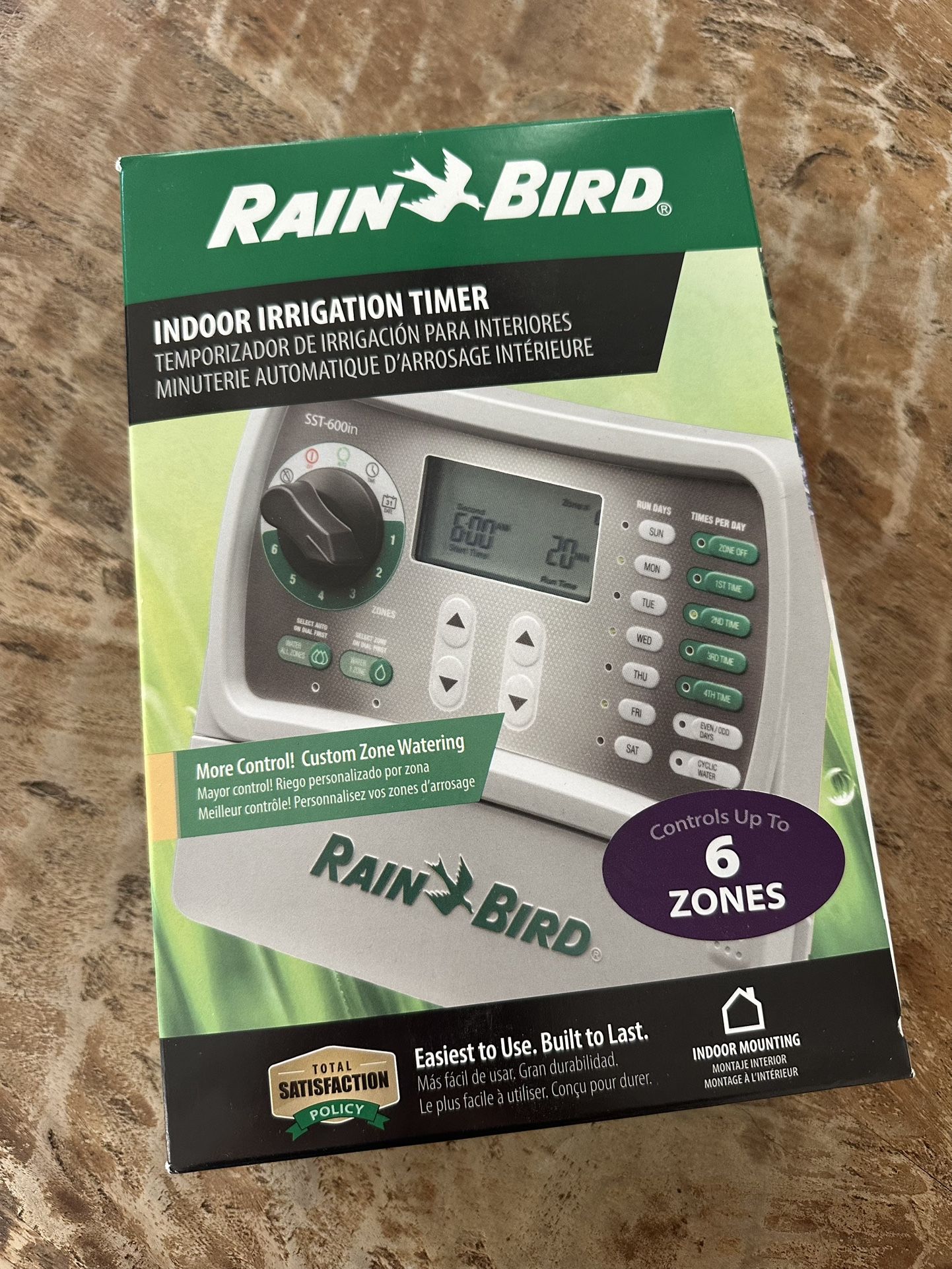 Rain Bird Sprinkler Timer - 6-Zone (New)