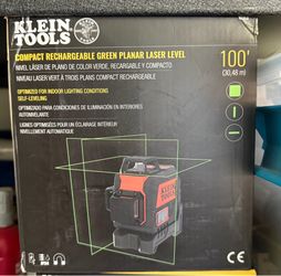 Klein Tools Compact Green Planar Self-Leveling Laser Level