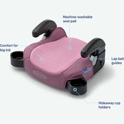 Graco booster seat (pink)