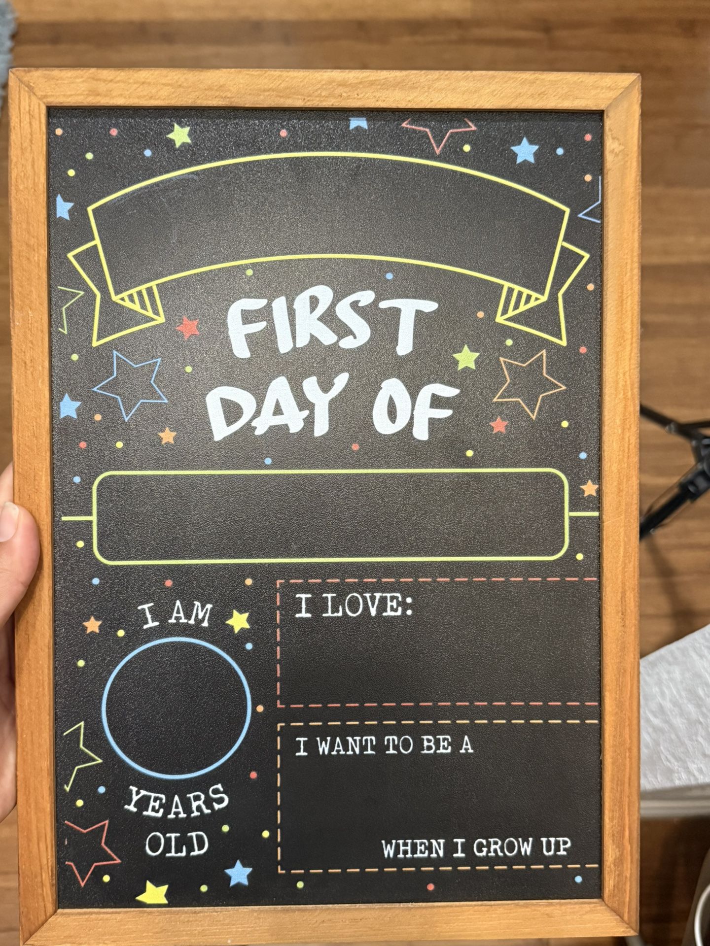 First And Last Day Of School Chalk Board