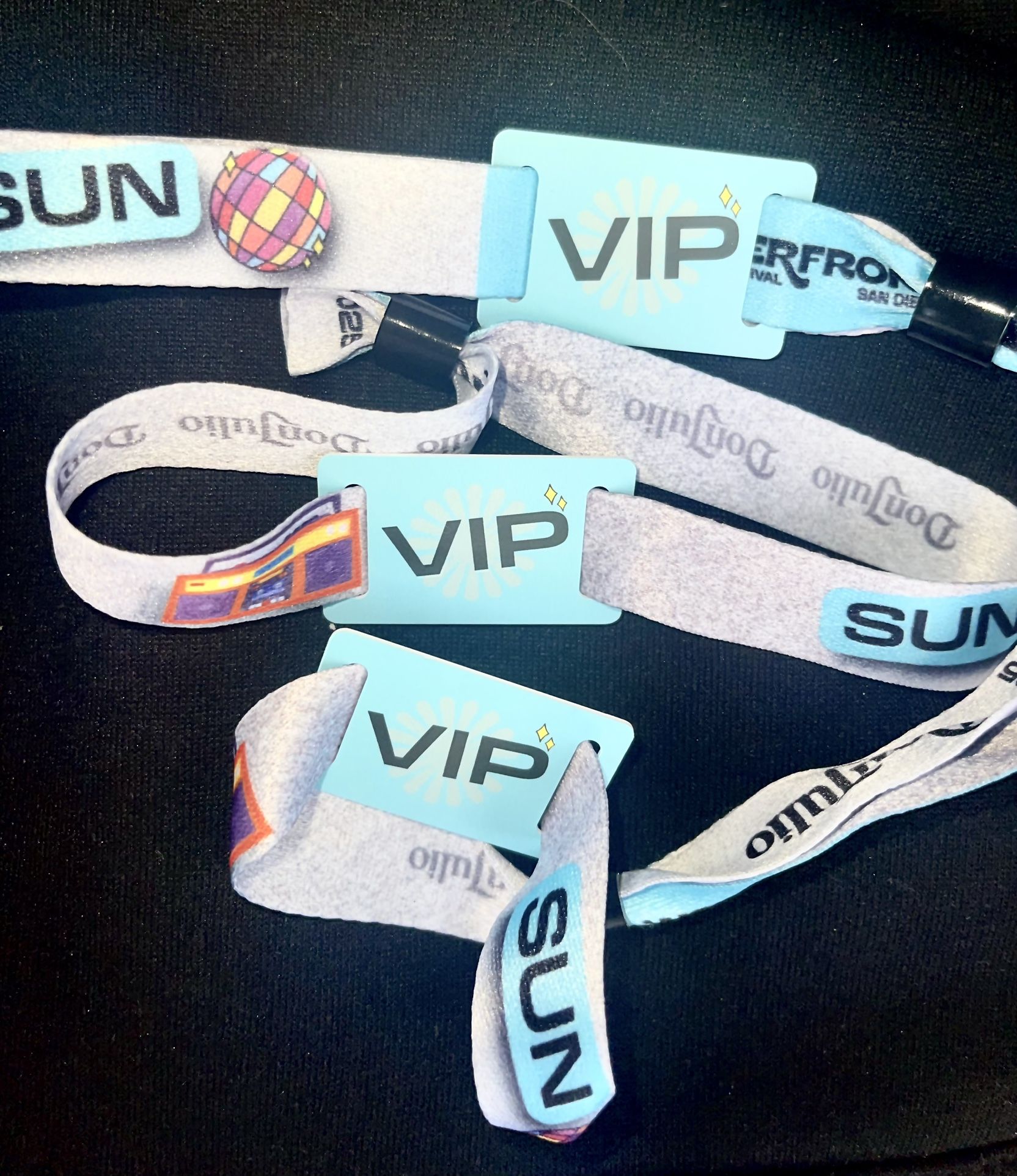 3 Wonderfront Festival VIP Wristband V I P Tickets