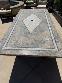 Free free free patio table (slate/granite top)