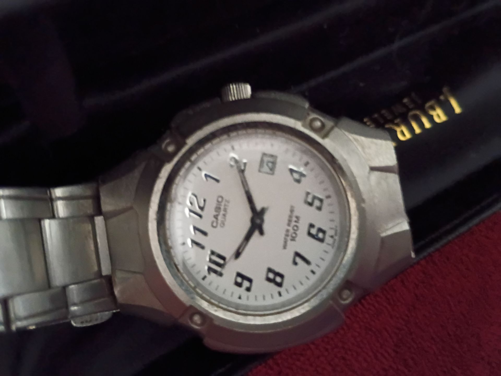 Casio men's watch silver