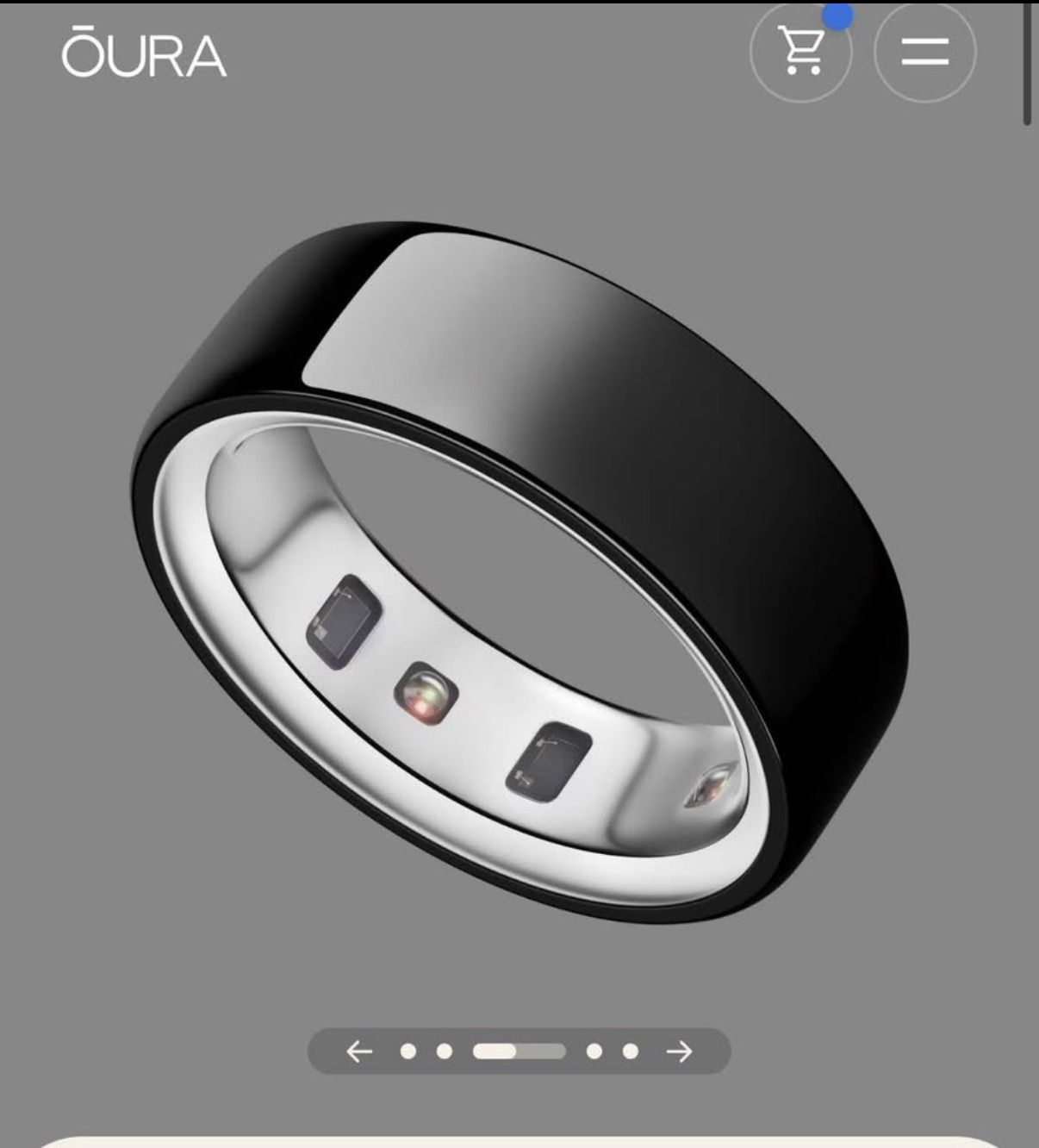 The Oura Ring 4 Size 10 