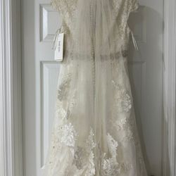 Wedding Dress And Veil 